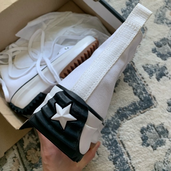 New with box white Converse Run Star Hike Platform Canvas - Picture 5 of 13